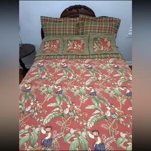 6 Piece Reversible Duvet Cover